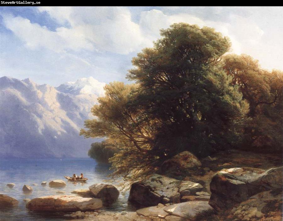 Alexandre Calame THe Lake of Thun